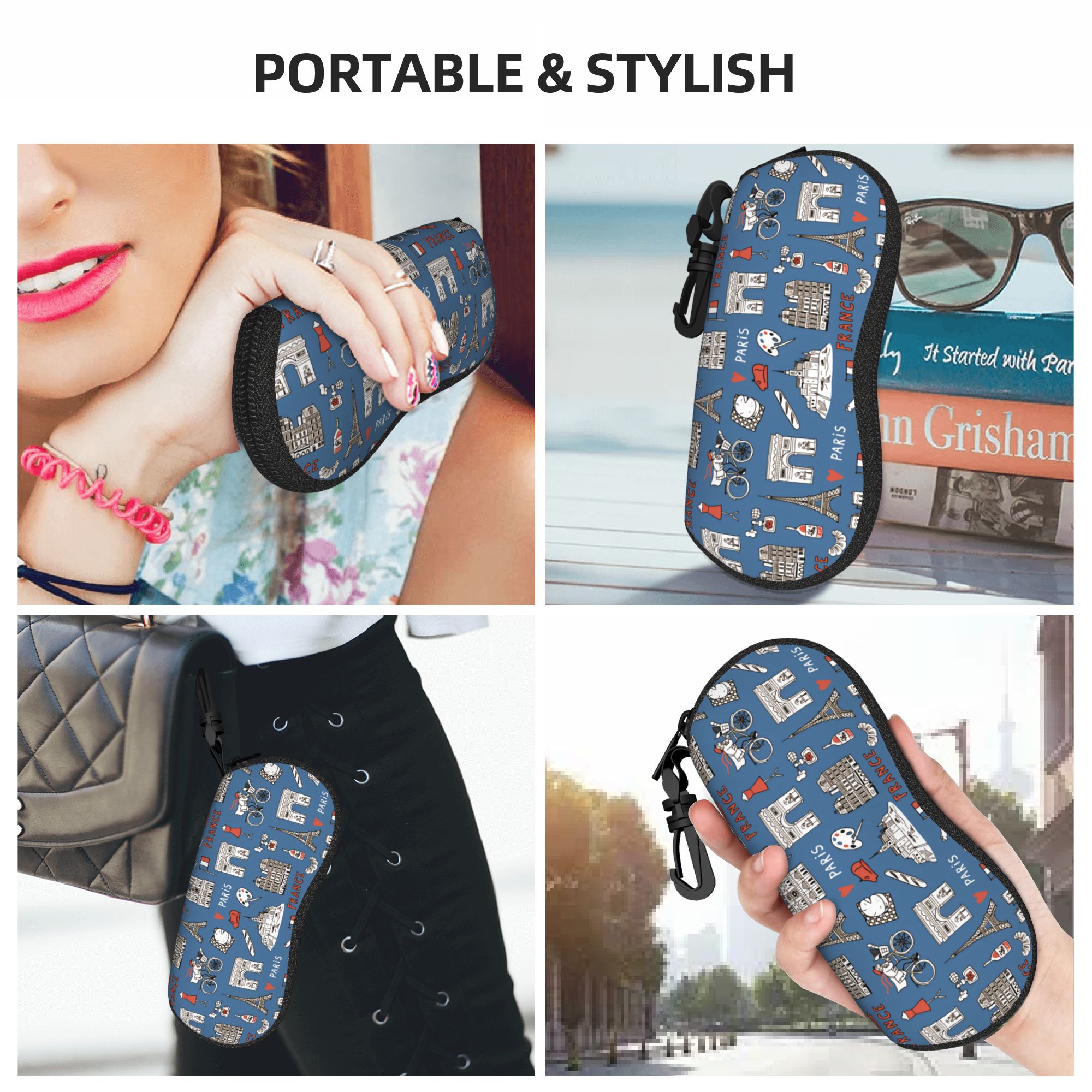 Men'S Accessories Paris - Custodia per Occhiali alla Moda Stile