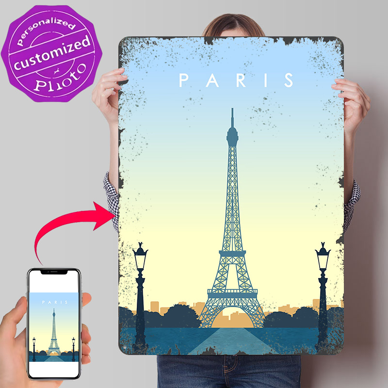 Men'S Accessories Paris - Poster 3D di Parigi con Texture
