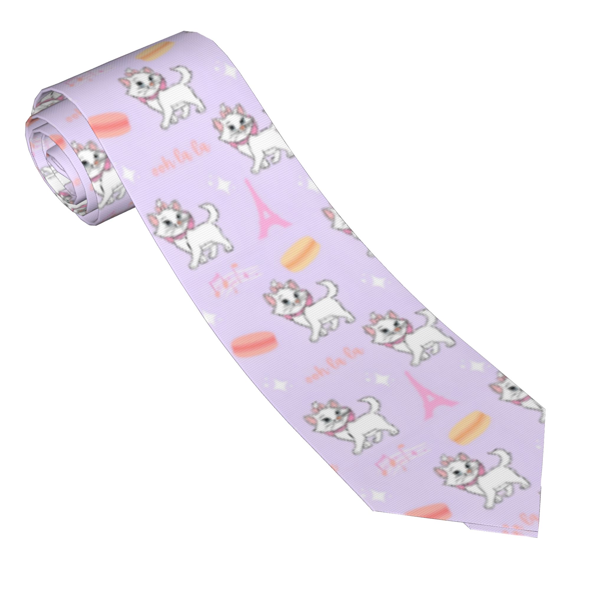 Men'S Accessories Paris - Cravatta Unisex Aristocats Maries Cats in