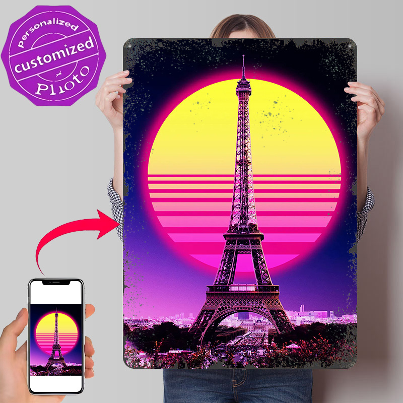 Men'S Accessories Paris - Poster in Metallo 3D Personalizzato della