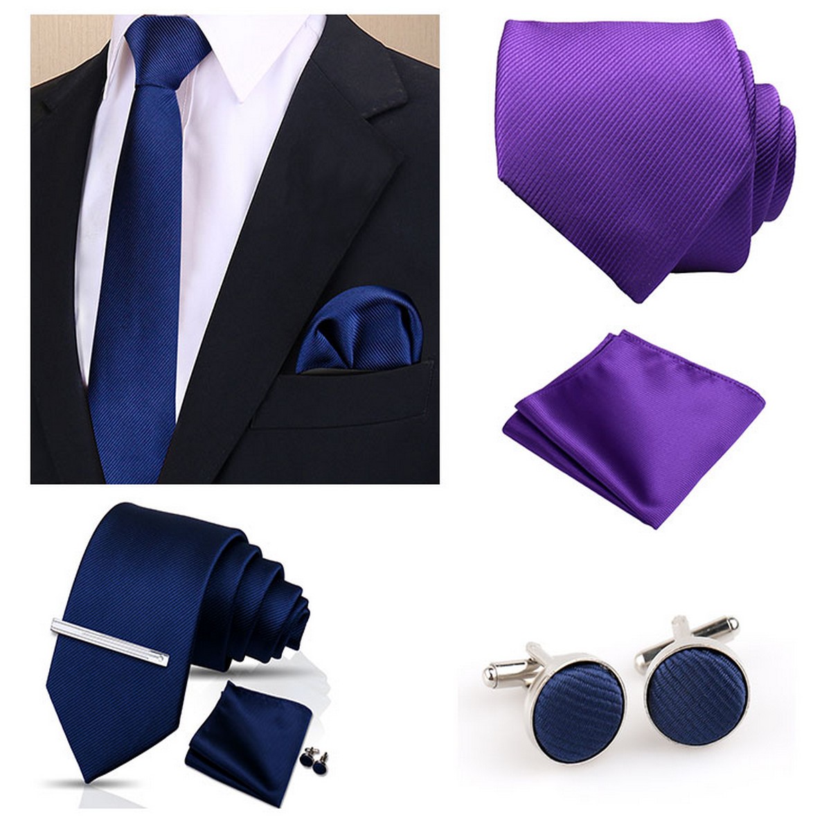 Set Cravatta Tinta Unita di Ma - Men'S Accessories Gift Set Branded recensione e prezzo