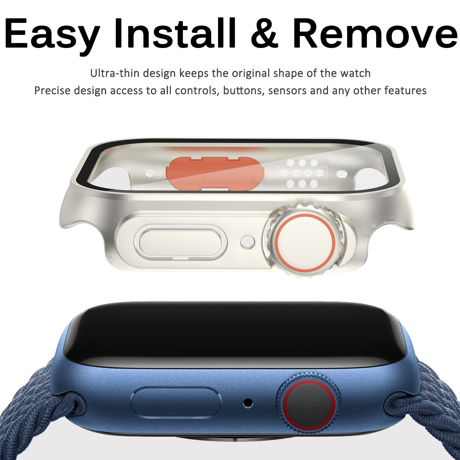 Cover rigida in vetro + PC per - Men'S Accessories Watches recensione e prezzo